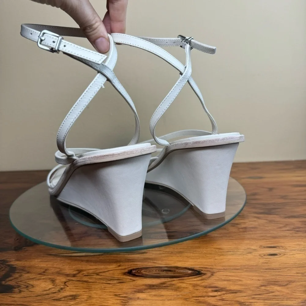 Dolce Vita Gemini Wedges - ivory leather